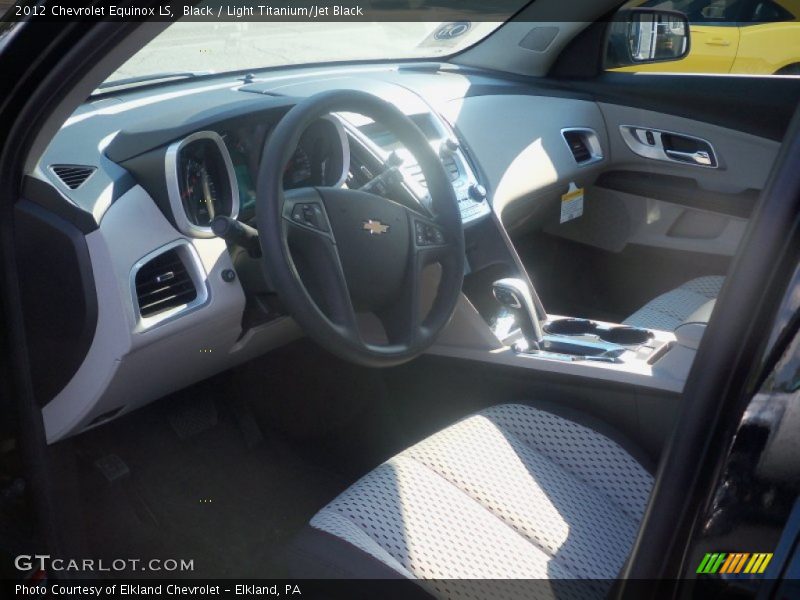 Black / Light Titanium/Jet Black 2012 Chevrolet Equinox LS