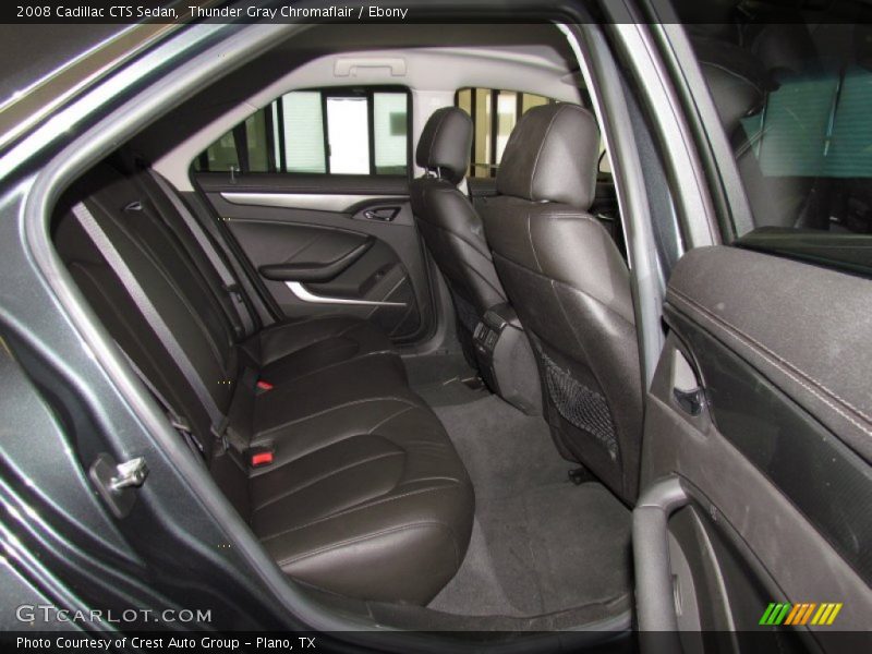 Thunder Gray Chromaflair / Ebony 2008 Cadillac CTS Sedan