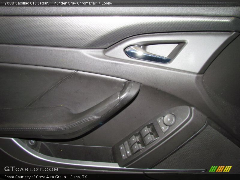 Thunder Gray Chromaflair / Ebony 2008 Cadillac CTS Sedan