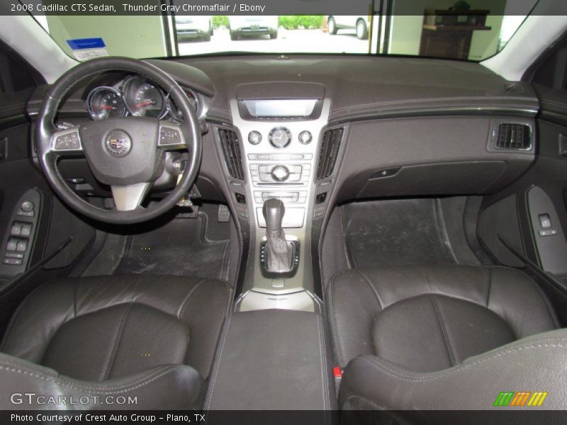 Thunder Gray Chromaflair / Ebony 2008 Cadillac CTS Sedan