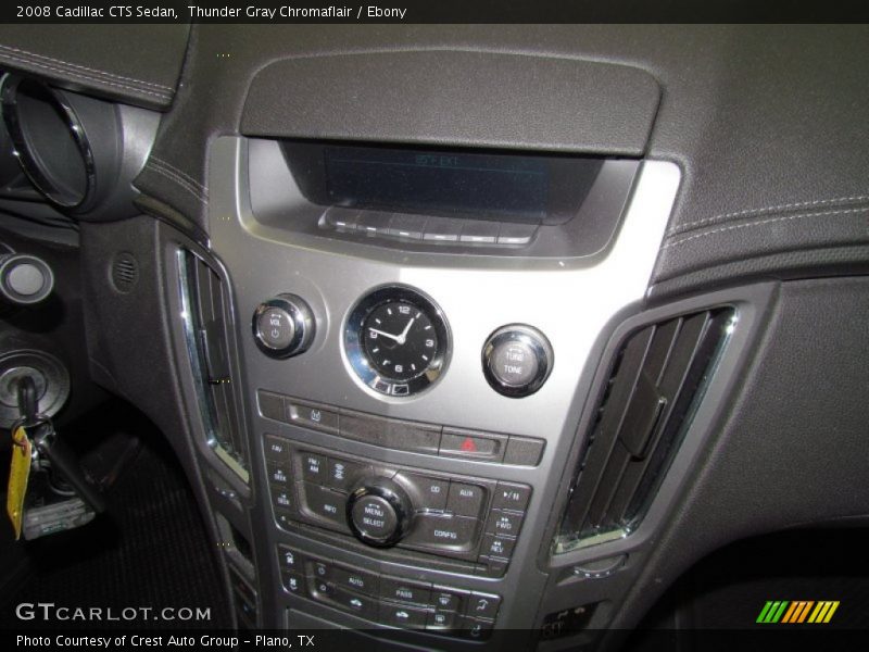 Thunder Gray Chromaflair / Ebony 2008 Cadillac CTS Sedan