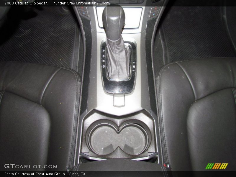 Thunder Gray Chromaflair / Ebony 2008 Cadillac CTS Sedan
