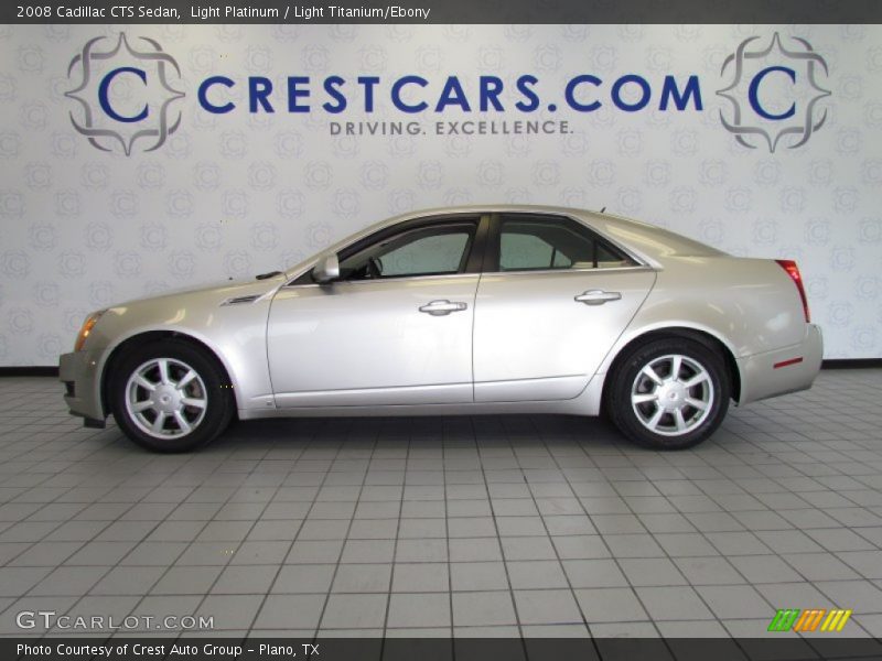 Light Platinum / Light Titanium/Ebony 2008 Cadillac CTS Sedan