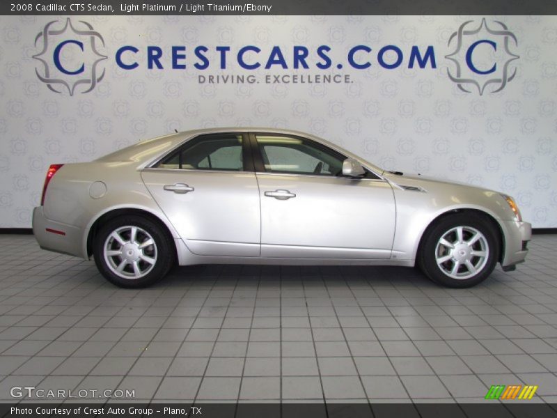 Light Platinum / Light Titanium/Ebony 2008 Cadillac CTS Sedan