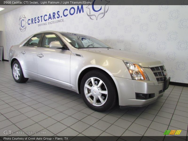 Light Platinum / Light Titanium/Ebony 2008 Cadillac CTS Sedan