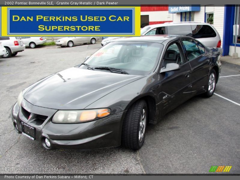 Granite Gray Metallic / Dark Pewter 2002 Pontiac Bonneville SLE