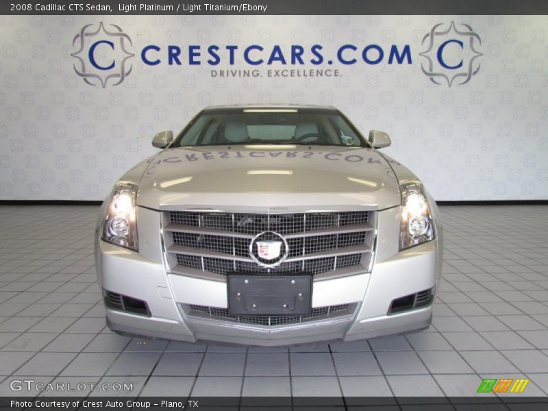 Light Platinum / Light Titanium/Ebony 2008 Cadillac CTS Sedan