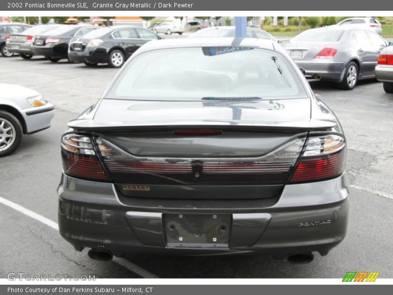 Granite Gray Metallic / Dark Pewter 2002 Pontiac Bonneville SLE