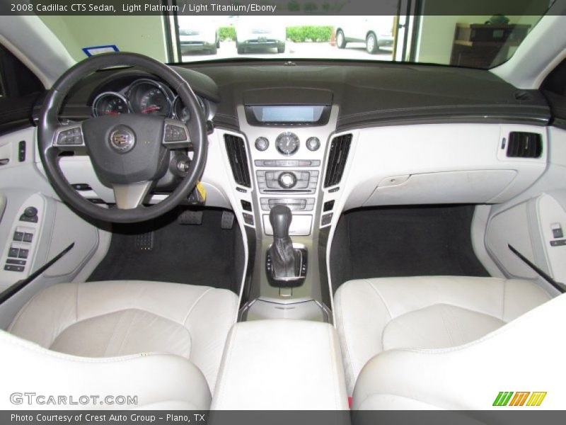 Light Platinum / Light Titanium/Ebony 2008 Cadillac CTS Sedan
