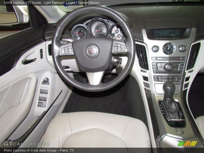 Light Platinum / Light Titanium/Ebony 2008 Cadillac CTS Sedan