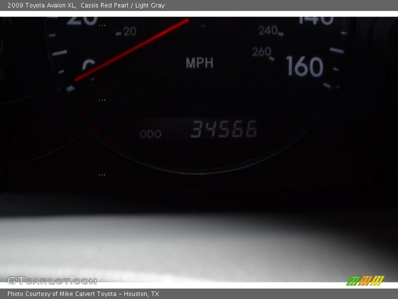 Cassis Red Pearl / Light Gray 2009 Toyota Avalon XL