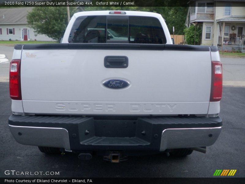 Oxford White / Camel 2010 Ford F250 Super Duty Lariat SuperCab 4x4