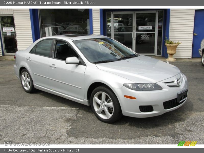 Silver Metallic / Black 2008 Mazda MAZDA6 i Touring Sedan