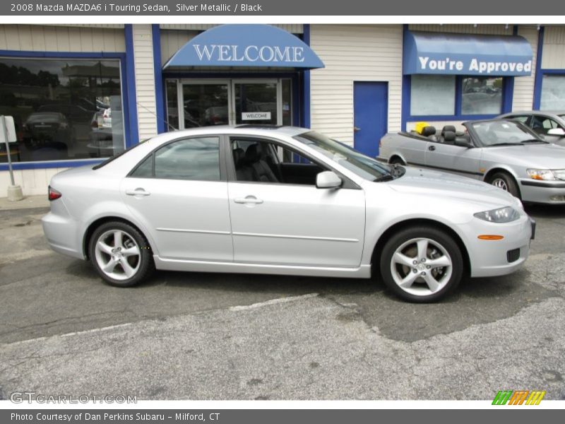 Silver Metallic / Black 2008 Mazda MAZDA6 i Touring Sedan