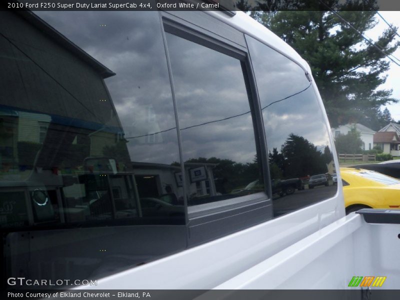 Oxford White / Camel 2010 Ford F250 Super Duty Lariat SuperCab 4x4