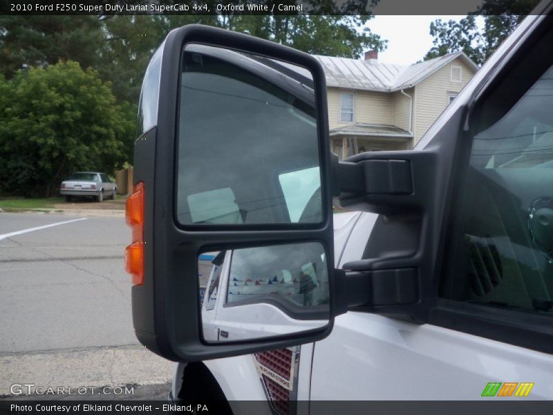 Oxford White / Camel 2010 Ford F250 Super Duty Lariat SuperCab 4x4