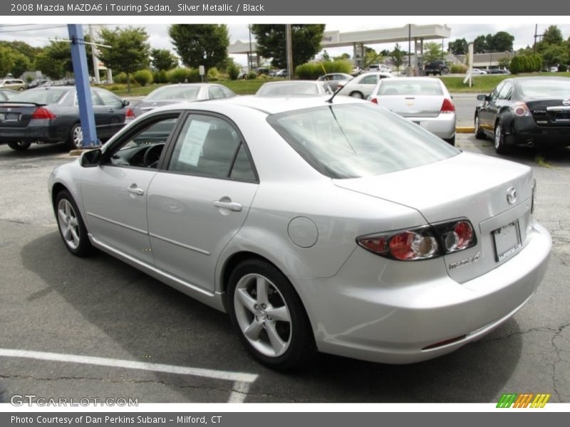 Silver Metallic / Black 2008 Mazda MAZDA6 i Touring Sedan