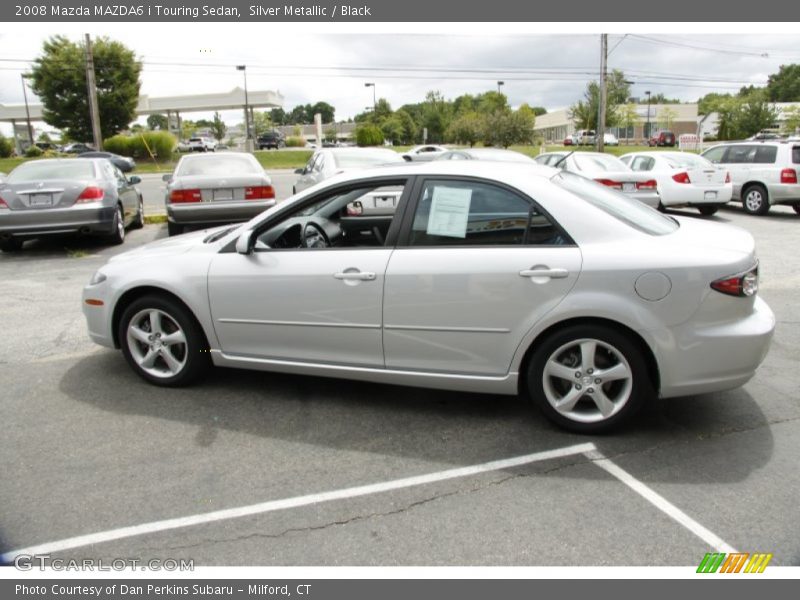 Silver Metallic / Black 2008 Mazda MAZDA6 i Touring Sedan
