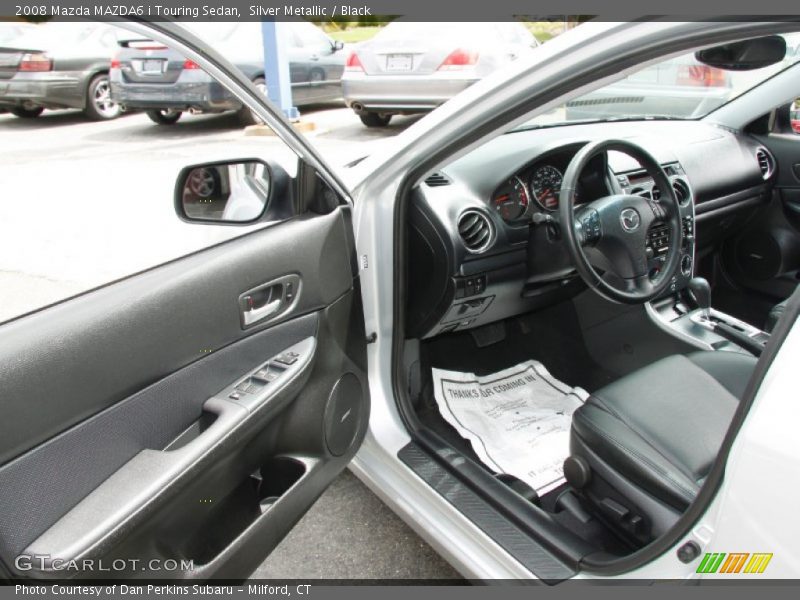 Silver Metallic / Black 2008 Mazda MAZDA6 i Touring Sedan