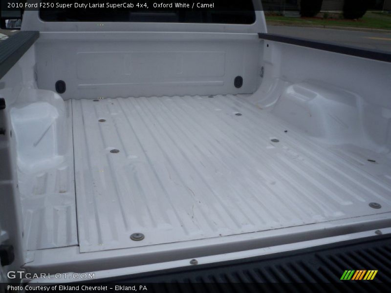 Oxford White / Camel 2010 Ford F250 Super Duty Lariat SuperCab 4x4