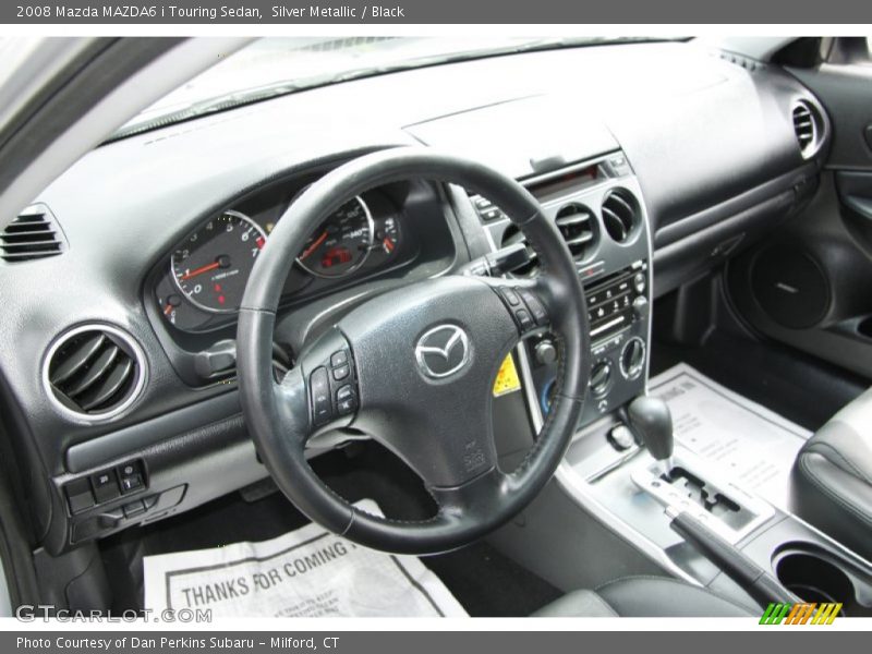 Silver Metallic / Black 2008 Mazda MAZDA6 i Touring Sedan