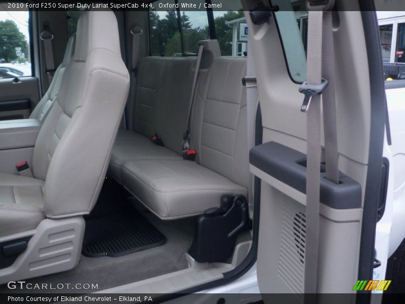 Oxford White / Camel 2010 Ford F250 Super Duty Lariat SuperCab 4x4