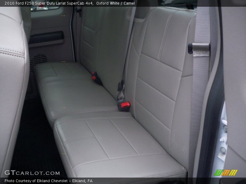 Oxford White / Camel 2010 Ford F250 Super Duty Lariat SuperCab 4x4