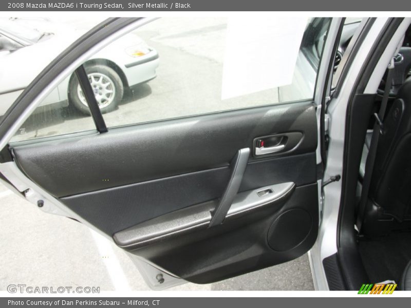 Silver Metallic / Black 2008 Mazda MAZDA6 i Touring Sedan