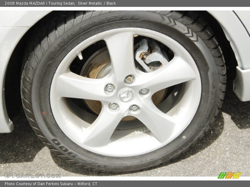 Silver Metallic / Black 2008 Mazda MAZDA6 i Touring Sedan