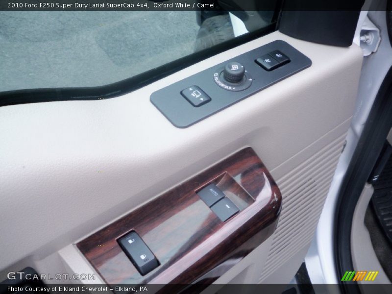 Oxford White / Camel 2010 Ford F250 Super Duty Lariat SuperCab 4x4