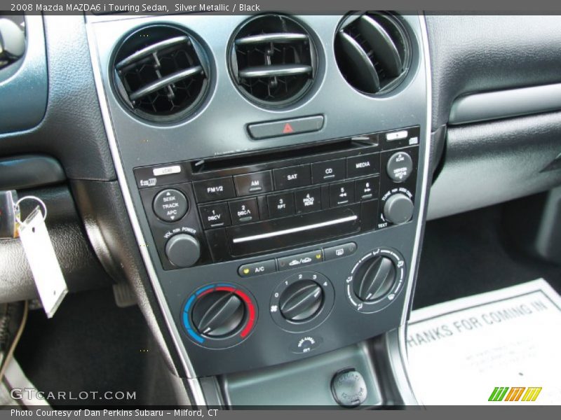 Silver Metallic / Black 2008 Mazda MAZDA6 i Touring Sedan