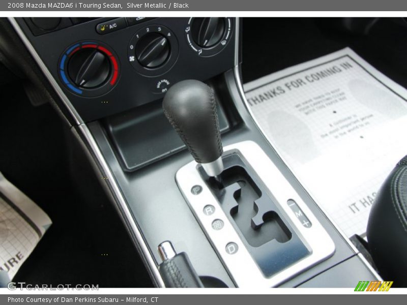 Silver Metallic / Black 2008 Mazda MAZDA6 i Touring Sedan