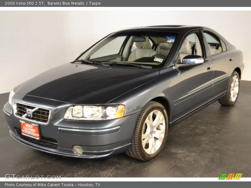 Barents Blue Metallic / Taupe 2009 Volvo S60 2.5T
