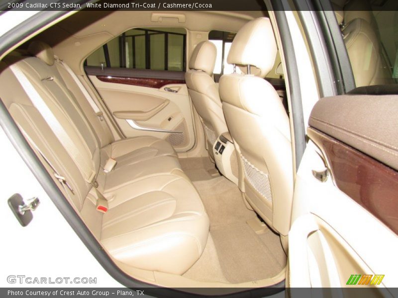 White Diamond Tri-Coat / Cashmere/Cocoa 2009 Cadillac CTS Sedan