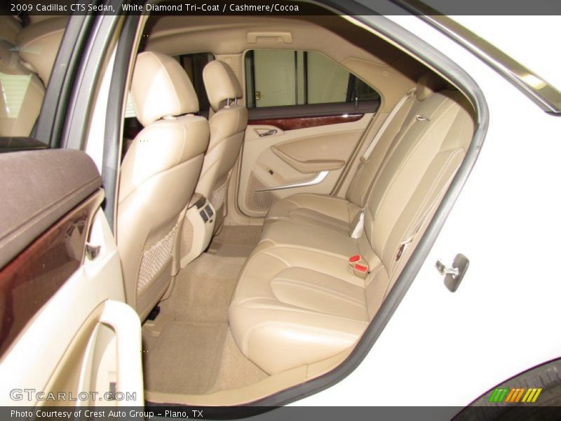 White Diamond Tri-Coat / Cashmere/Cocoa 2009 Cadillac CTS Sedan