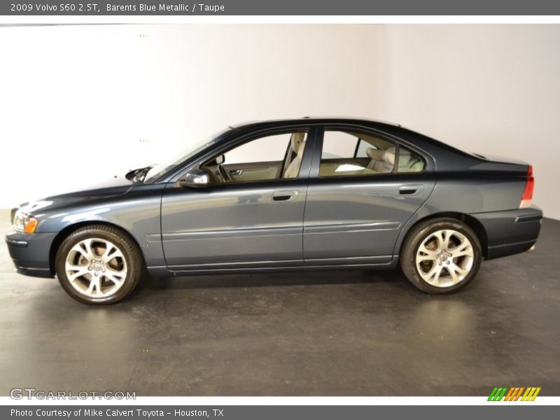 Barents Blue Metallic / Taupe 2009 Volvo S60 2.5T