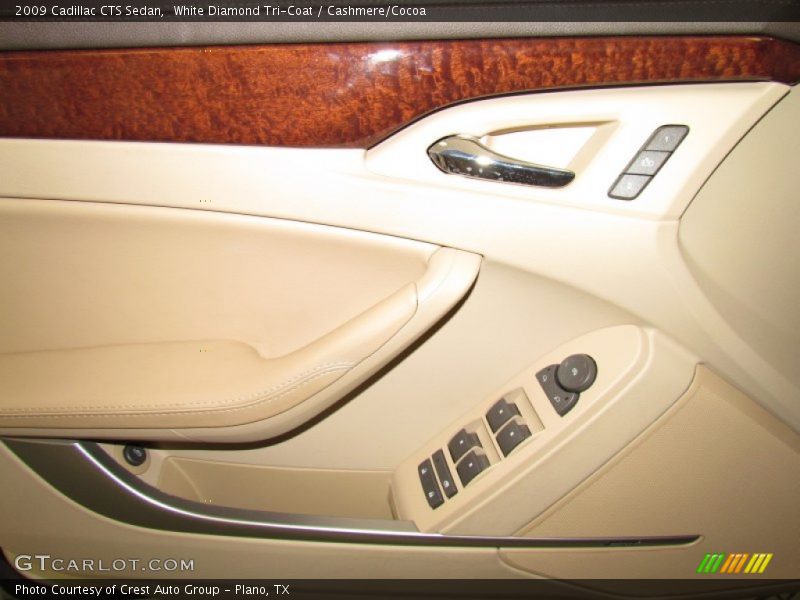 White Diamond Tri-Coat / Cashmere/Cocoa 2009 Cadillac CTS Sedan