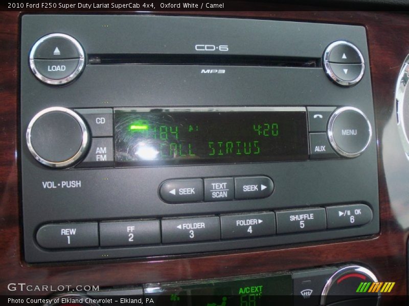 Audio System of 2010 F250 Super Duty Lariat SuperCab 4x4