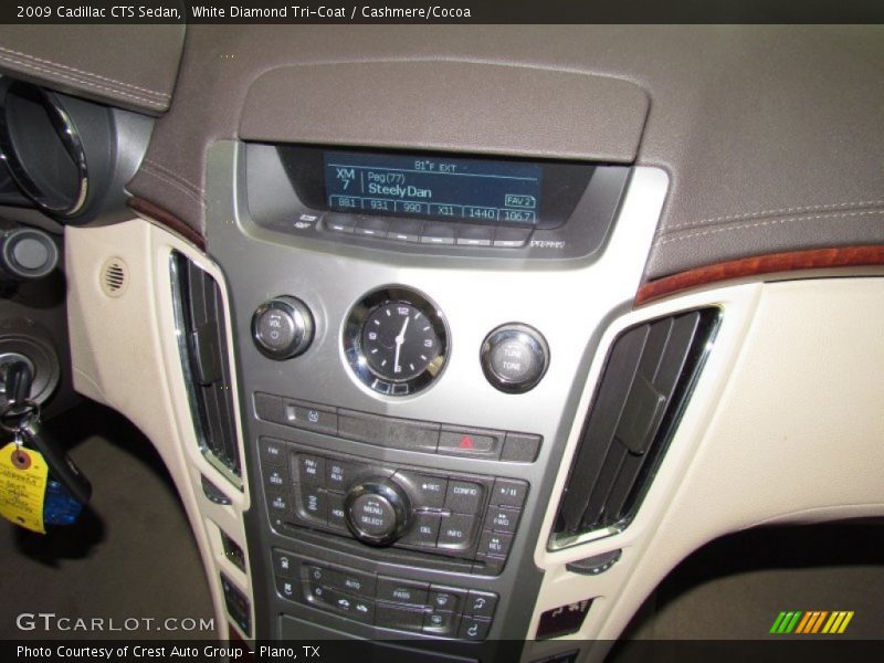 White Diamond Tri-Coat / Cashmere/Cocoa 2009 Cadillac CTS Sedan