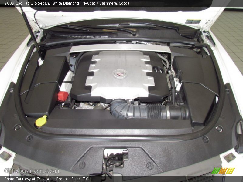 White Diamond Tri-Coat / Cashmere/Cocoa 2009 Cadillac CTS Sedan