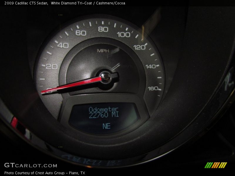 White Diamond Tri-Coat / Cashmere/Cocoa 2009 Cadillac CTS Sedan