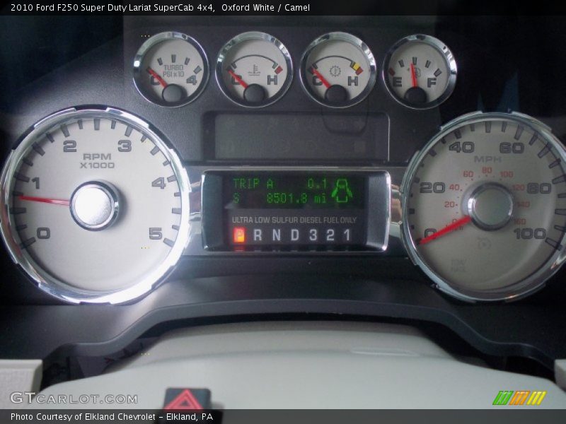  2010 F250 Super Duty Lariat SuperCab 4x4 Lariat SuperCab 4x4 Gauges
