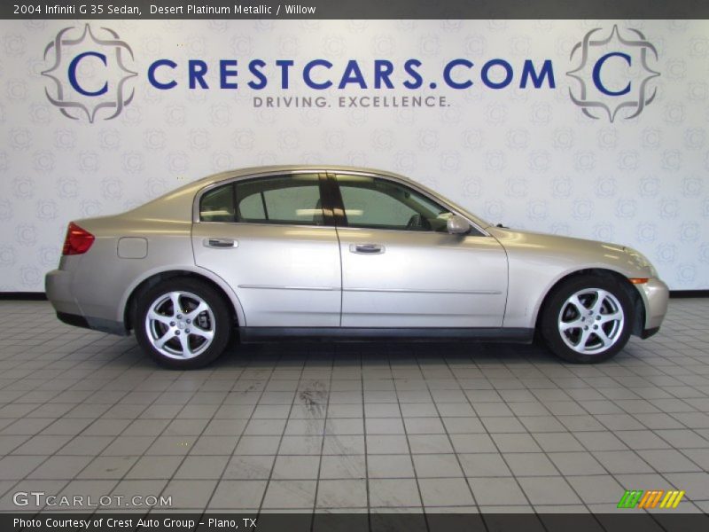 Desert Platinum Metallic / Willow 2004 Infiniti G 35 Sedan