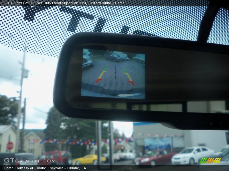 Oxford White / Camel 2010 Ford F250 Super Duty Lariat SuperCab 4x4