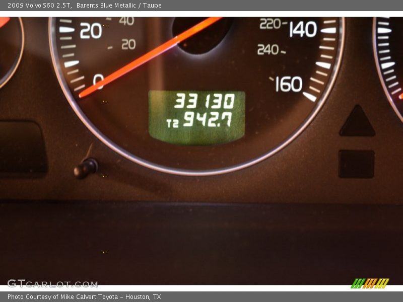 Barents Blue Metallic / Taupe 2009 Volvo S60 2.5T