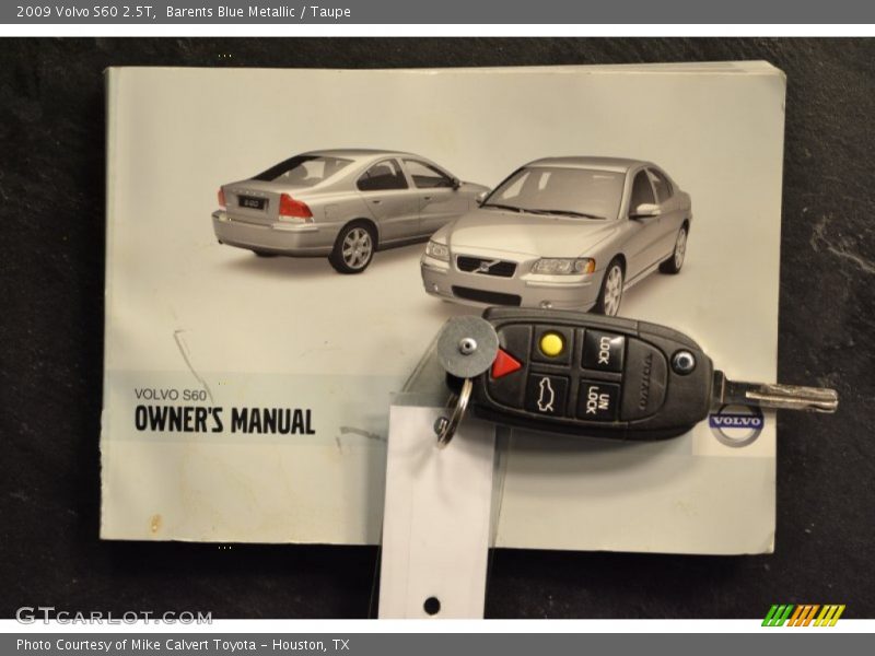 Barents Blue Metallic / Taupe 2009 Volvo S60 2.5T