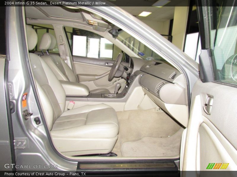 Desert Platinum Metallic / Willow 2004 Infiniti G 35 Sedan