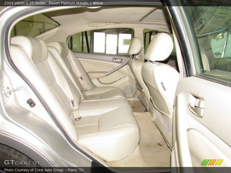 Desert Platinum Metallic / Willow 2004 Infiniti G 35 Sedan