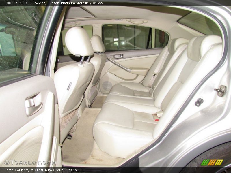 Desert Platinum Metallic / Willow 2004 Infiniti G 35 Sedan