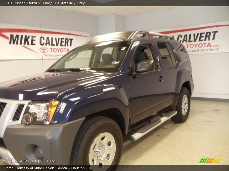 Navy Blue Metallic / Gray 2010 Nissan Xterra S